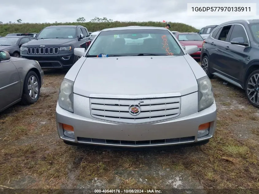 2007 Cadillac Cts Standard VIN: 1G6DP577970135911 Lot: 40540176