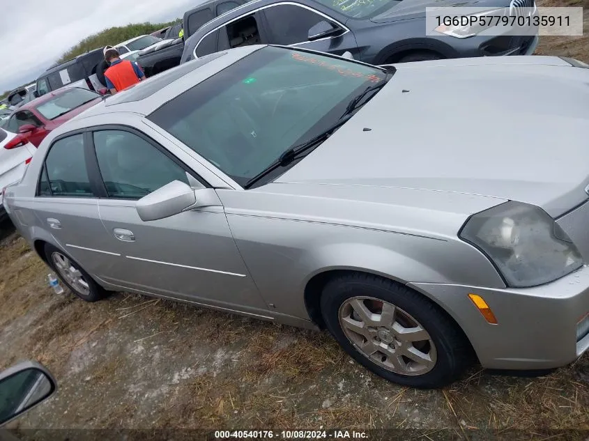 2007 Cadillac Cts Standard VIN: 1G6DP577970135911 Lot: 40540176