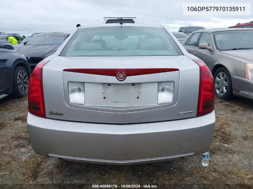 2007 Cadillac Cts Standard VIN: 1G6DP577970135911 Lot: 40540176