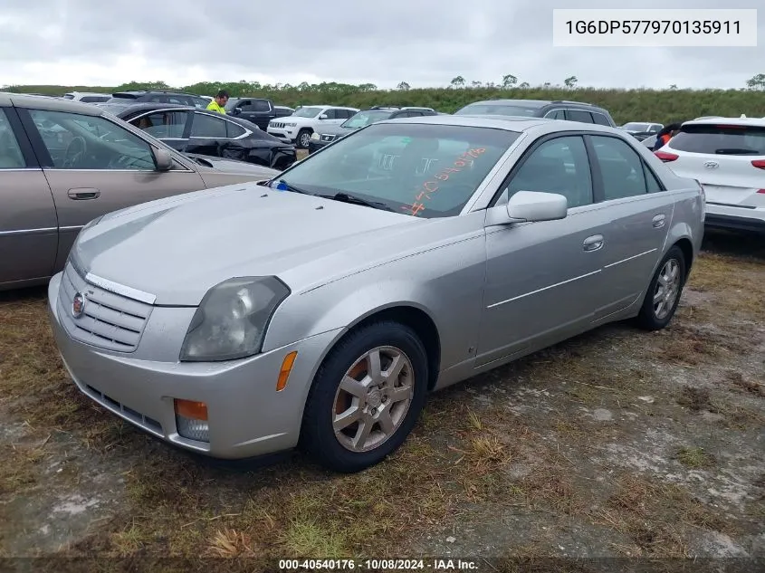 2007 Cadillac Cts Standard VIN: 1G6DP577970135911 Lot: 40540176