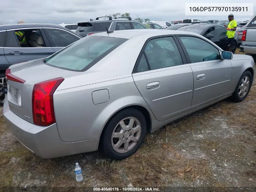 2007 Cadillac Cts Standard VIN: 1G6DP577970135911 Lot: 40540176