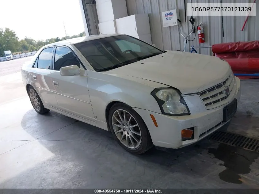 2007 Cadillac Cts Standard VIN: 1G6DP577370121339 Lot: 40554750