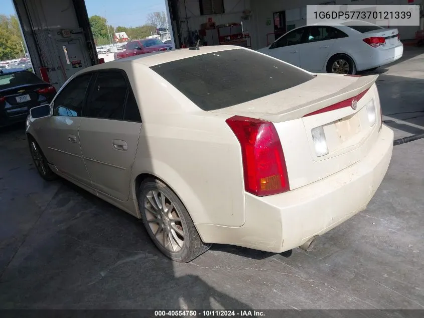 2007 Cadillac Cts Standard VIN: 1G6DP577370121339 Lot: 40554750