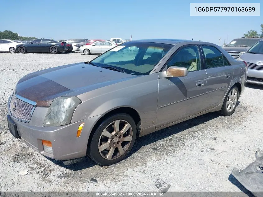 2007 Cadillac Cts Standard VIN: 1G6DP577970163689 Lot: 40554932