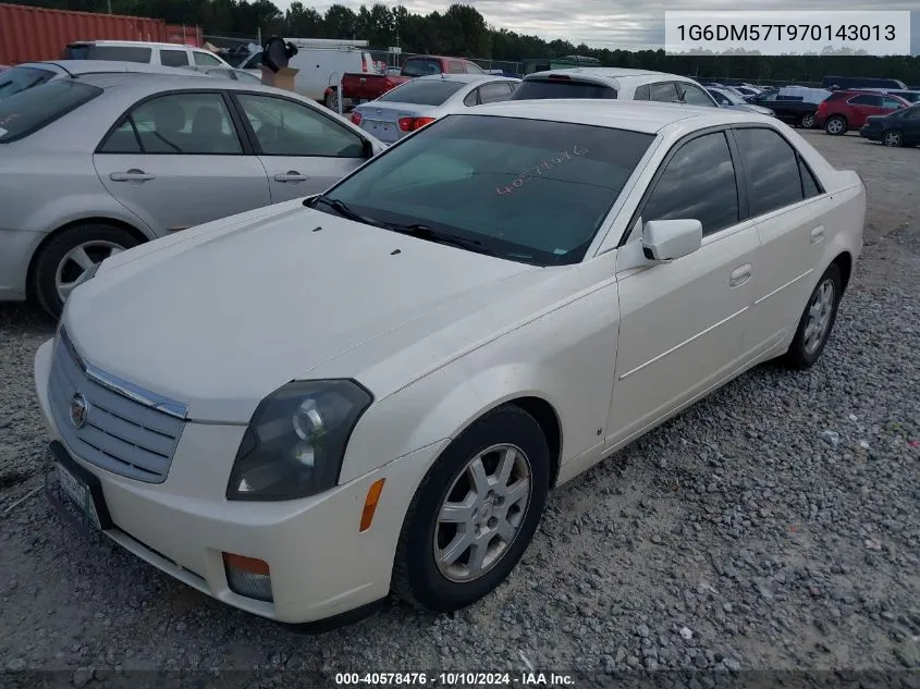 2007 Cadillac Cts Standard VIN: 1G6DM57T970143013 Lot: 40578476