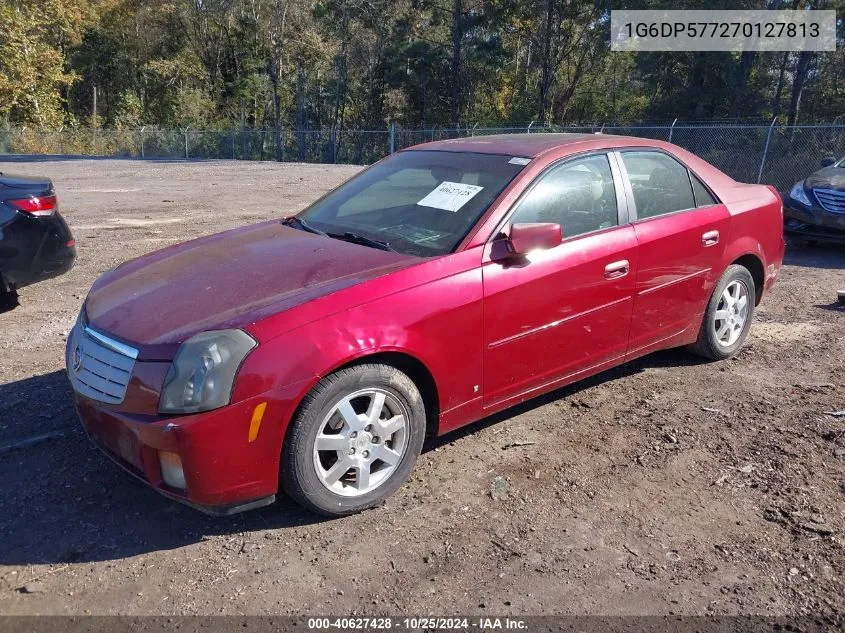 2007 Cadillac Cts Standard VIN: 1G6DP577270127813 Lot: 40627428