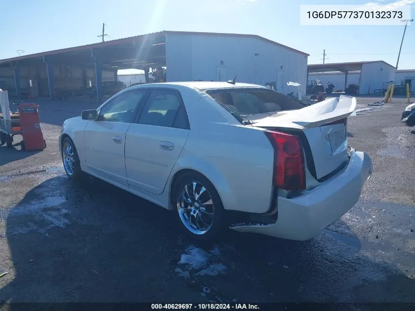 2007 Cadillac Cts Standard VIN: 1G6DP577370132373 Lot: 40629697