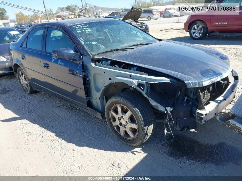 2007 Cadillac Cts Standard VIN: 1G6DM57T970170888 Lot: 40634809