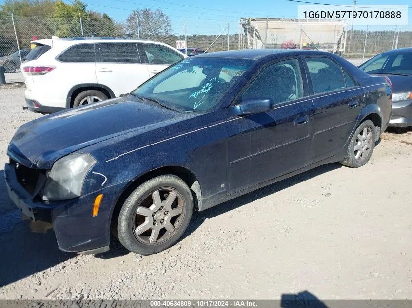 2007 Cadillac Cts Standard VIN: 1G6DM57T970170888 Lot: 40634809