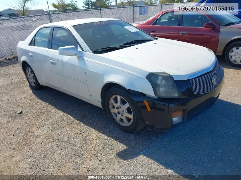 1G6DP577970155415 2007 Cadillac Cts Standard