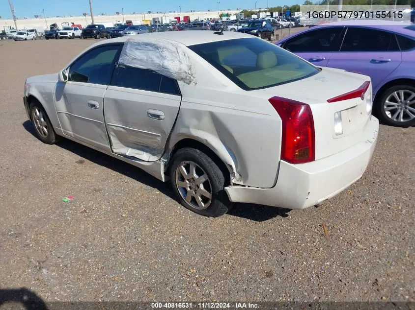 1G6DP577970155415 2007 Cadillac Cts Standard