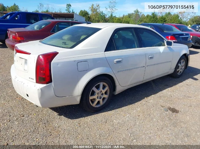 1G6DP577970155415 2007 Cadillac Cts Standard