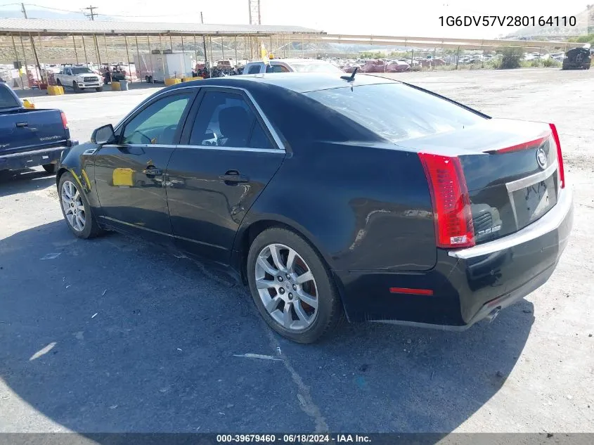 2008 Cadillac Cts Standard VIN: 1G6DV57V280164110 Lot: 39679460