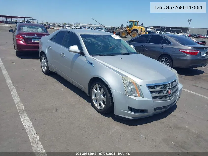 2008 Cadillac Cts Standard VIN: 1G6DG577680147564 Lot: 39812046