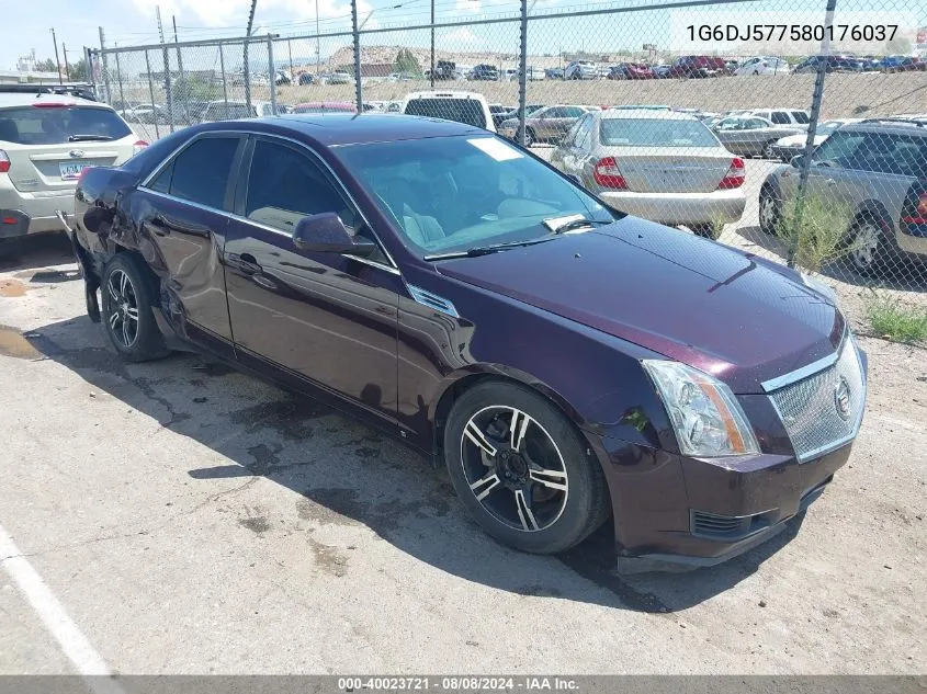 1G6DJ577580176037 2008 Cadillac Cts Standard