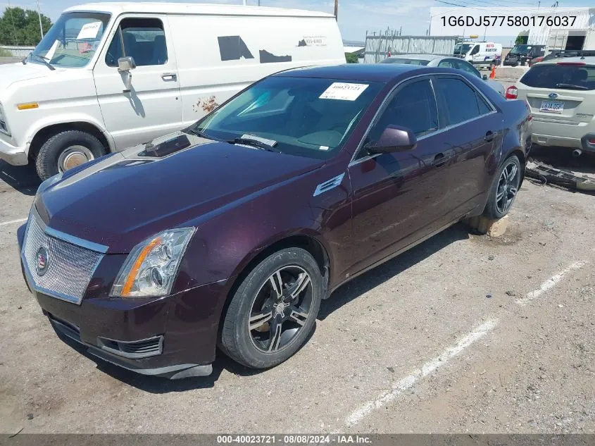 1G6DJ577580176037 2008 Cadillac Cts Standard