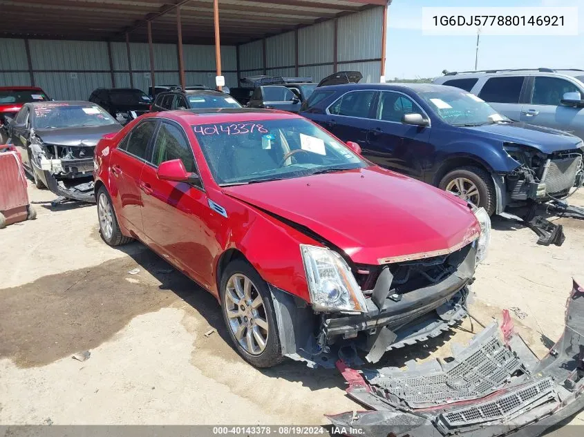 2008 Cadillac Cts Standard VIN: 1G6DJ577880146921 Lot: 40143378