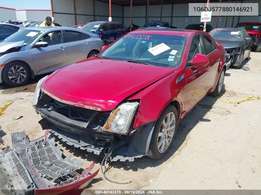 2008 Cadillac Cts Standard VIN: 1G6DJ577880146921 Lot: 40143378