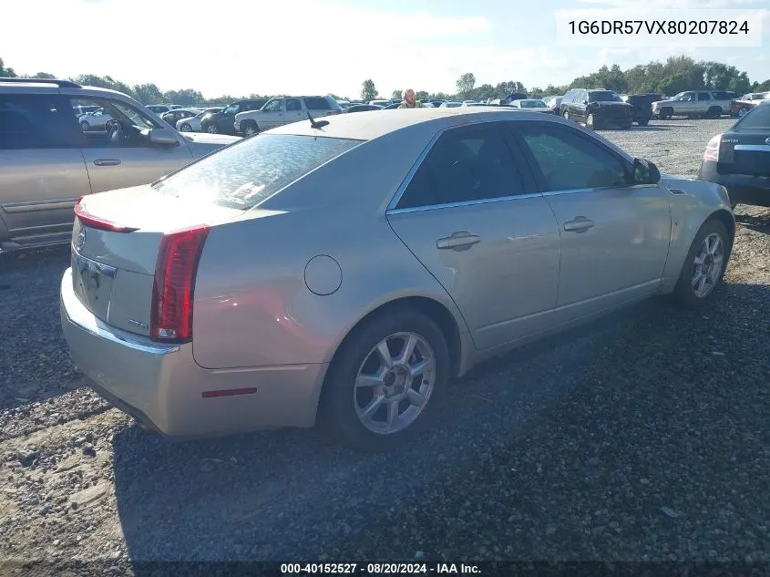 1G6DR57VX80207824 2008 Cadillac Cts Standard