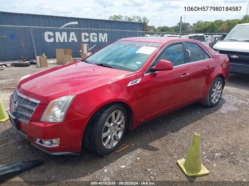 1G6DH577980184587 2008 Cadillac Cts Standard