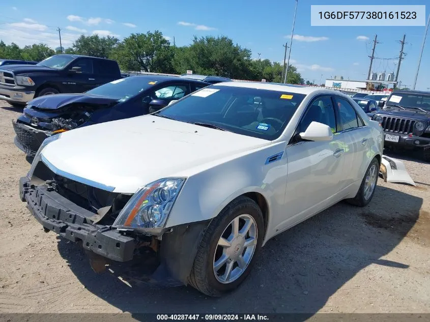 2008 Cadillac Cts Standard VIN: 1G6DF577380161523 Lot: 40287447