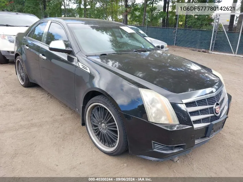 2008 Cadillac Cts Standard VIN: 1G6DF577780142621 Lot: 40300244