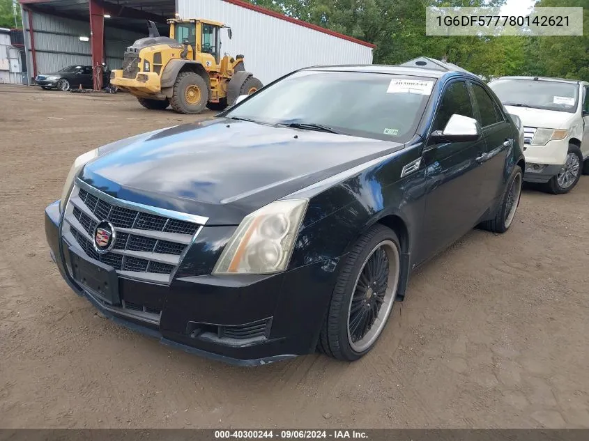 2008 Cadillac Cts Standard VIN: 1G6DF577780142621 Lot: 40300244