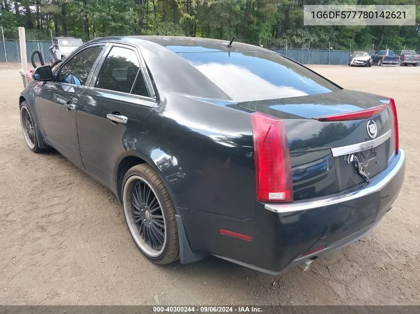 2008 Cadillac Cts Standard VIN: 1G6DF577780142621 Lot: 40300244