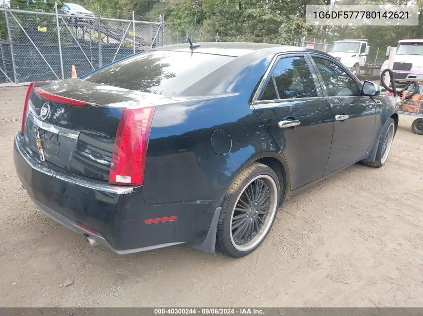 2008 Cadillac Cts Standard VIN: 1G6DF577780142621 Lot: 40300244