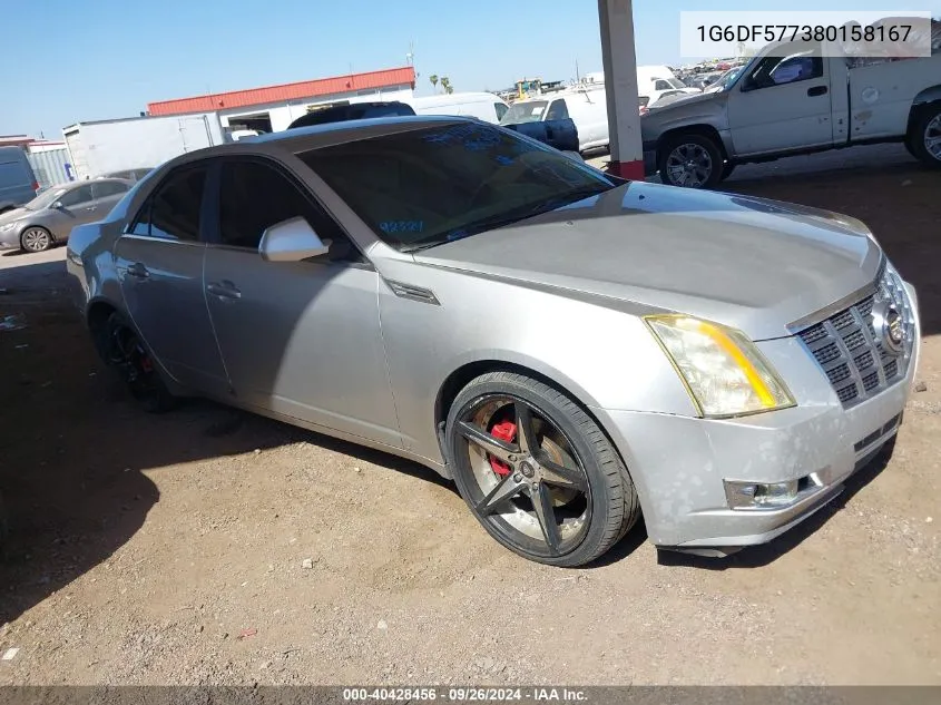 2008 Cadillac Cts Standard VIN: 1G6DF577380158167 Lot: 40428456