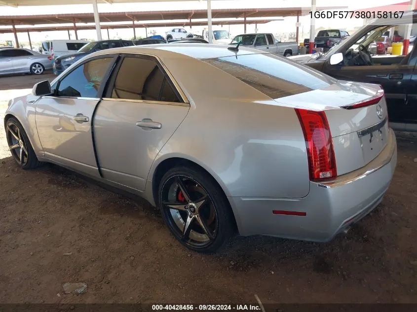 1G6DF577380158167 2008 Cadillac Cts Standard