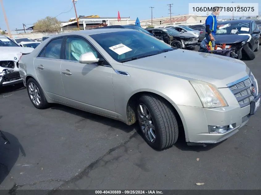 1G6DM577180125075 2008 Cadillac Cts Standard