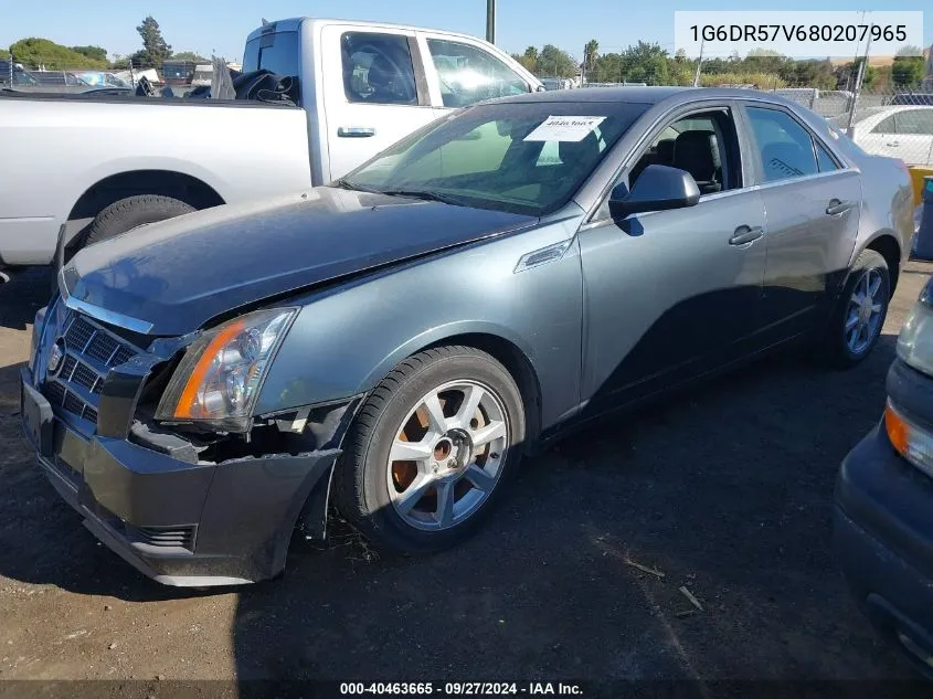 2008 Cadillac Cts Standard VIN: 1G6DR57V680207965 Lot: 40463665