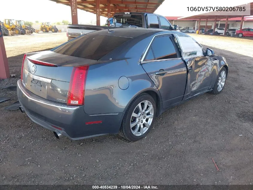 1G6DV57V580206785 2008 Cadillac Cts Standard