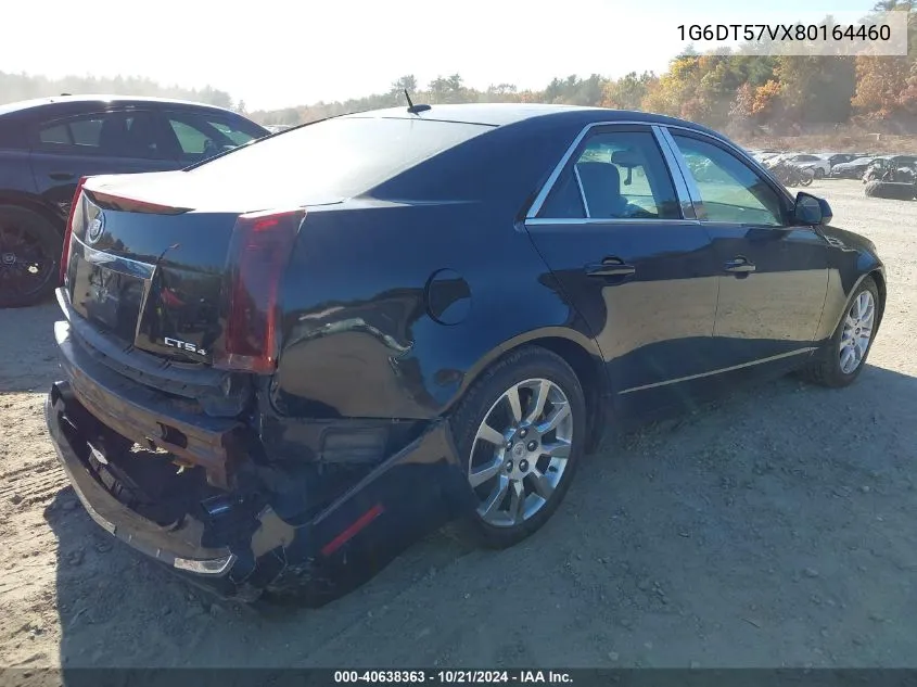 2008 Cadillac Cts Standard VIN: 1G6DT57VX80164460 Lot: 40638363