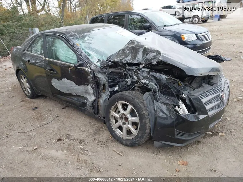 2008 Cadillac Cts Standard VIN: 1G6DV57V380195799 Lot: 40668812