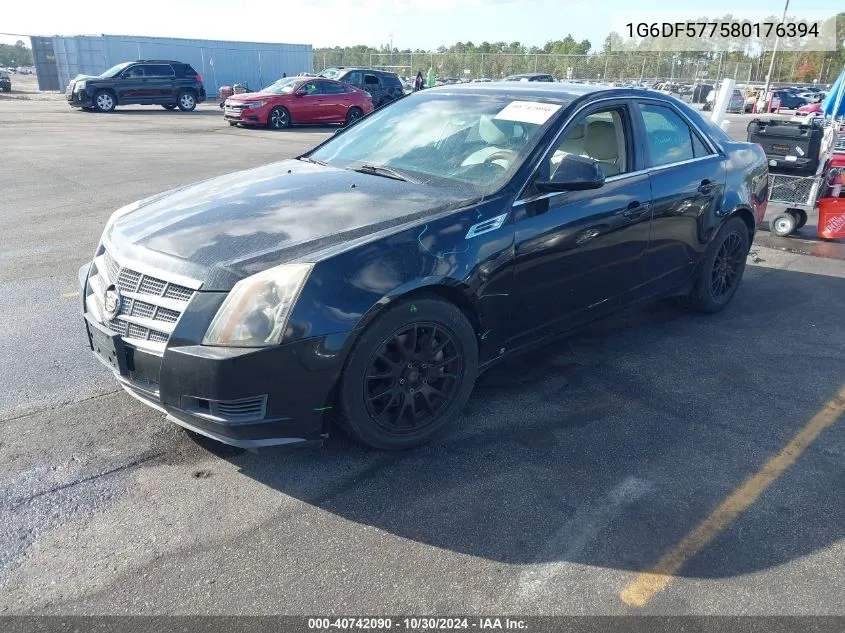 1G6DF577580176394 2008 Cadillac Cts Standard