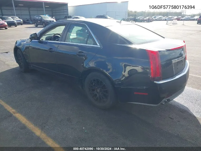 1G6DF577580176394 2008 Cadillac Cts Standard