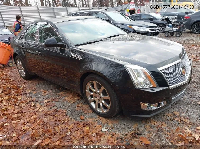 2008 Cadillac Cts Standard VIN: 1G6DH577680146430 Lot: 40801175