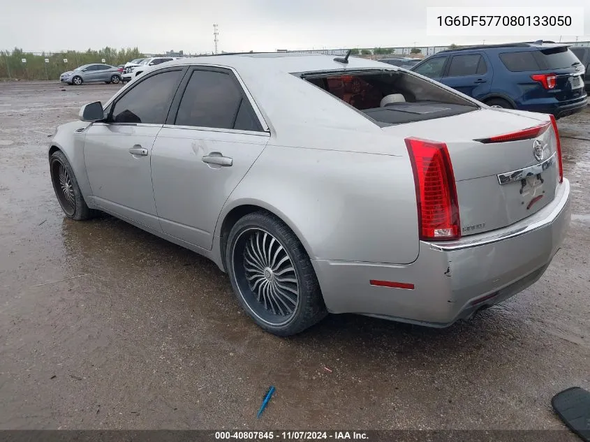 2008 Cadillac Cts Standard VIN: 1G6DF577080133050 Lot: 40807845