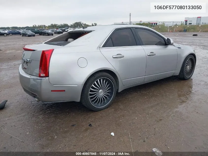 2008 Cadillac Cts Standard VIN: 1G6DF577080133050 Lot: 40807845