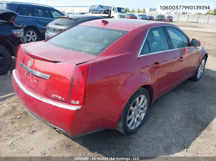 1G6DG577990139394 2009 Cadillac Cts