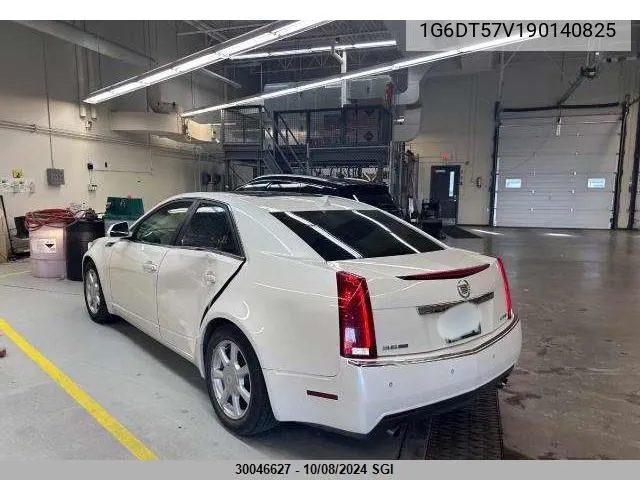 2009 Cadillac Cts Hi Feature V6 VIN: 1G6DT57V190140825 Lot: 30046627