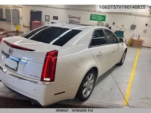 2009 Cadillac Cts Hi Feature V6 VIN: 1G6DT57V190140825 Lot: 30046627