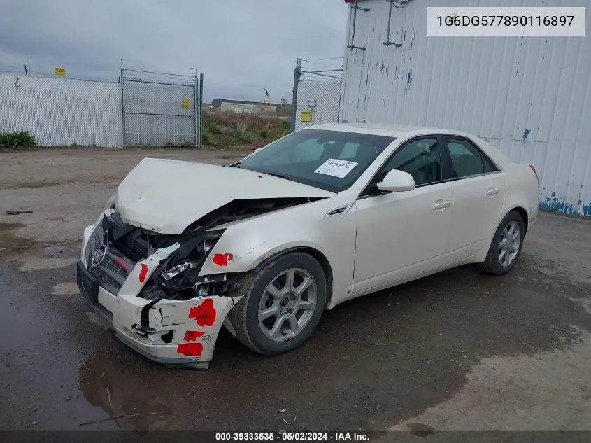 1G6DG577890116897 2009 Cadillac Cts Standard