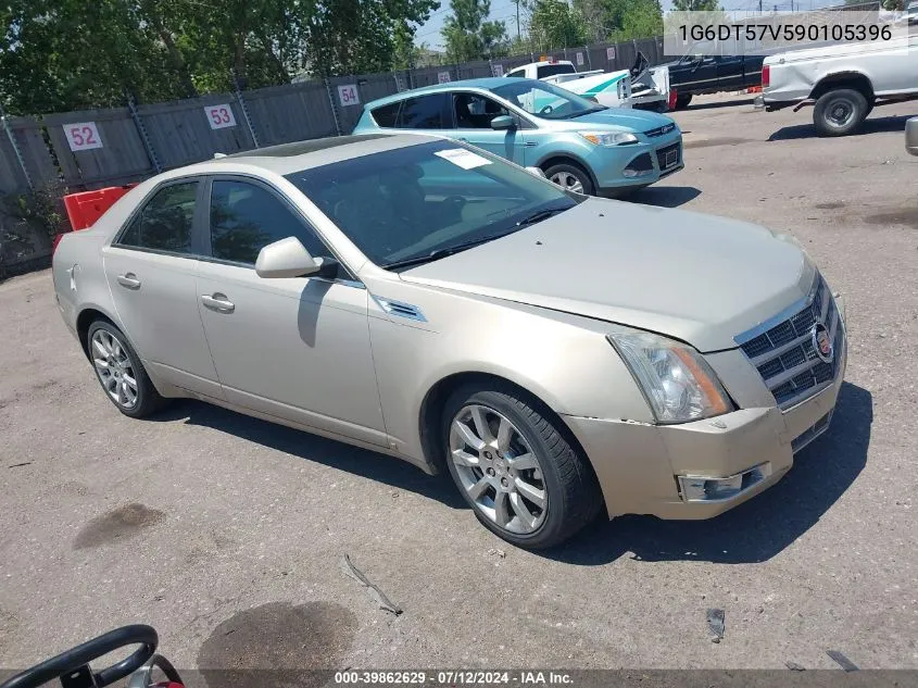 2009 Cadillac Cts Standard VIN: 1G6DT57V590105396 Lot: 39862629