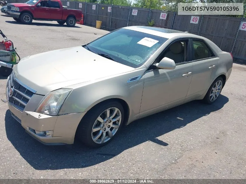 2009 Cadillac Cts Standard VIN: 1G6DT57V590105396 Lot: 39862629