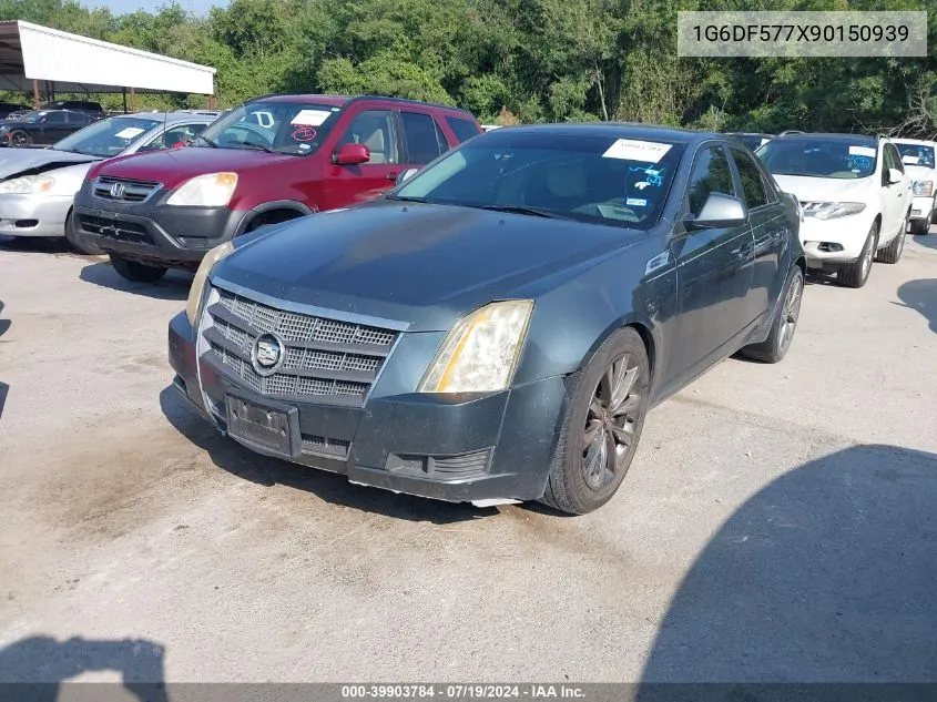 2009 Cadillac Cts Standard VIN: 1G6DF577X90150939 Lot: 39903784