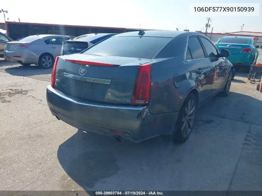 2009 Cadillac Cts Standard VIN: 1G6DF577X90150939 Lot: 39903784