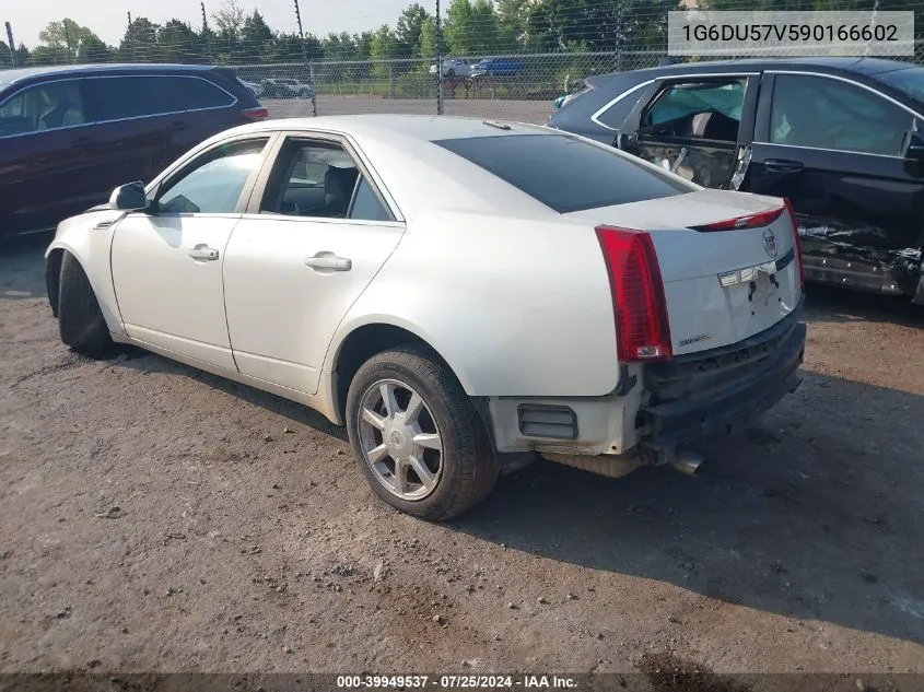 2009 Cadillac Cts Hi Feature V6 VIN: 1G6DU57V590166602 Lot: 39949537